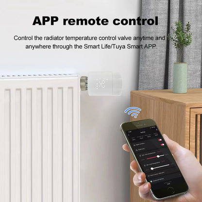 Actionneur Thermostatique Intelligent WiFi – Compatible Alexa & Google Home